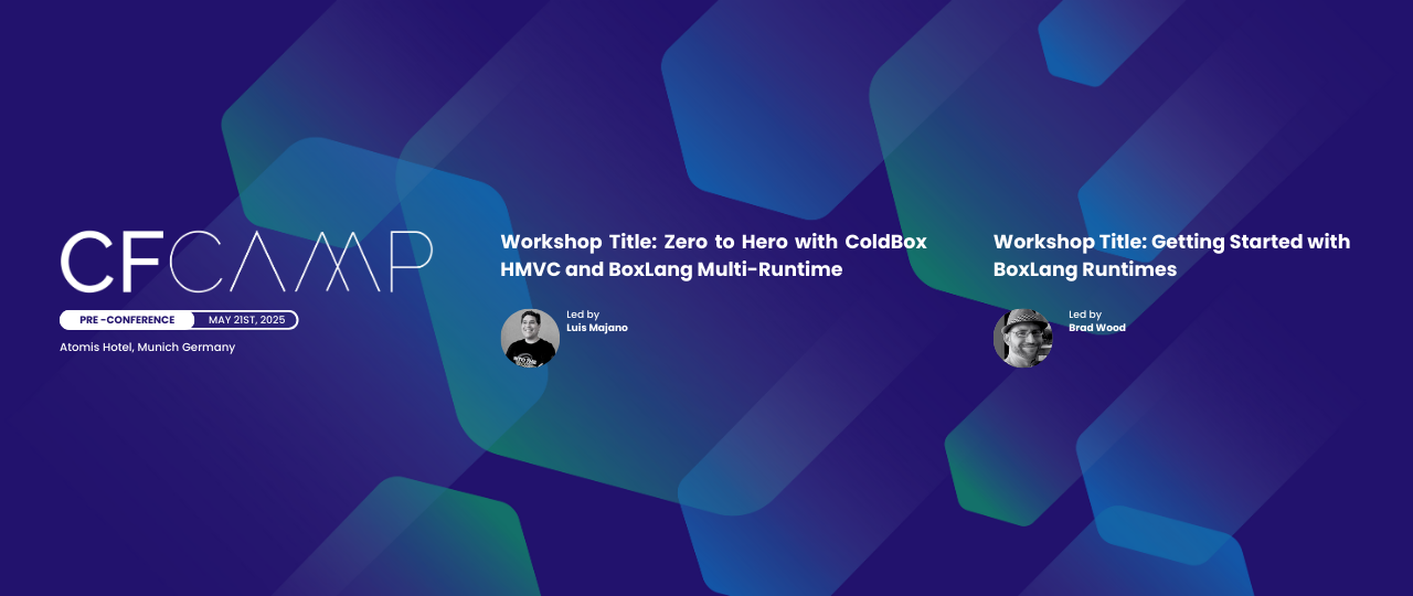 CFCamp Conference 2025 - workshops