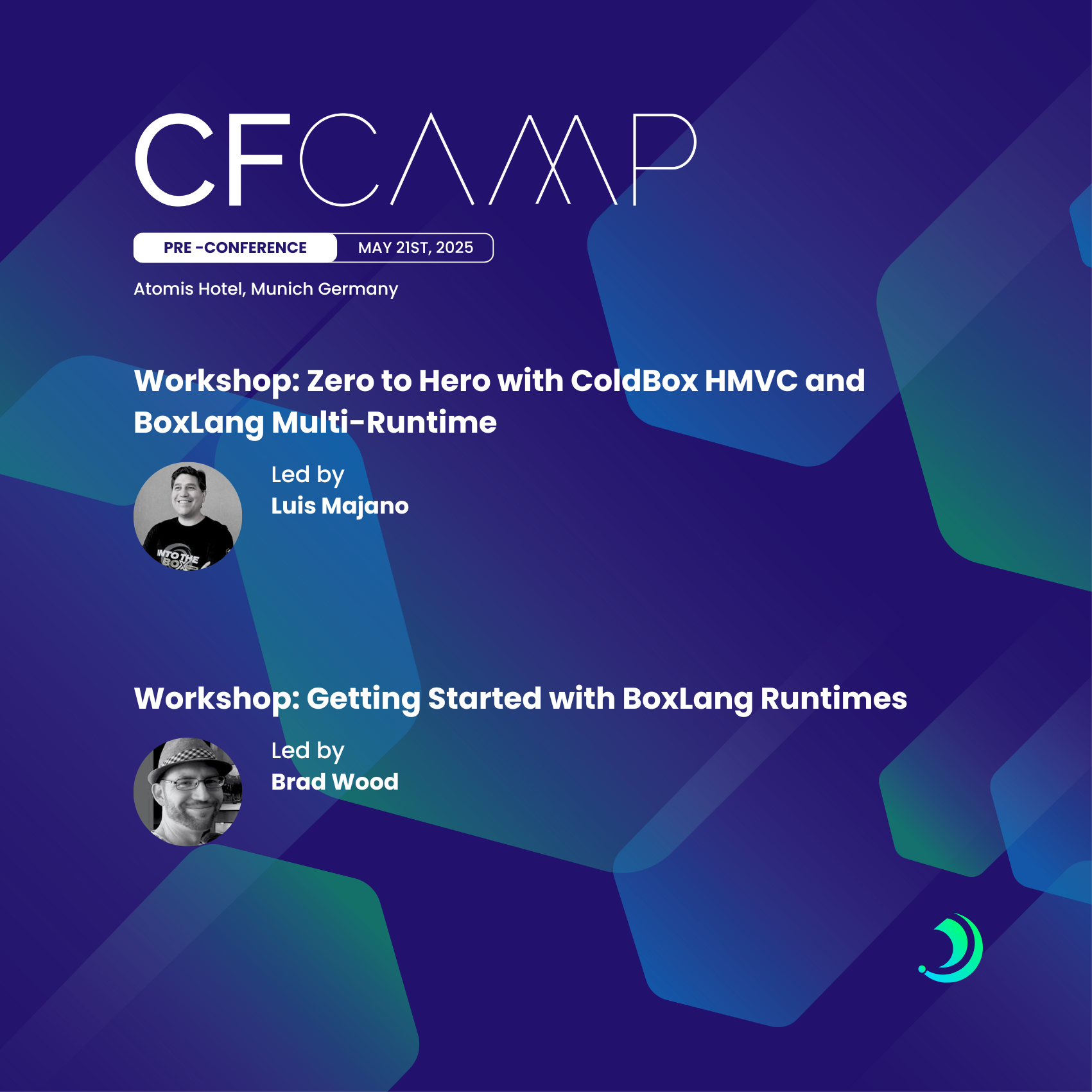 CFCamp Pre-Conference 2025 - workshops