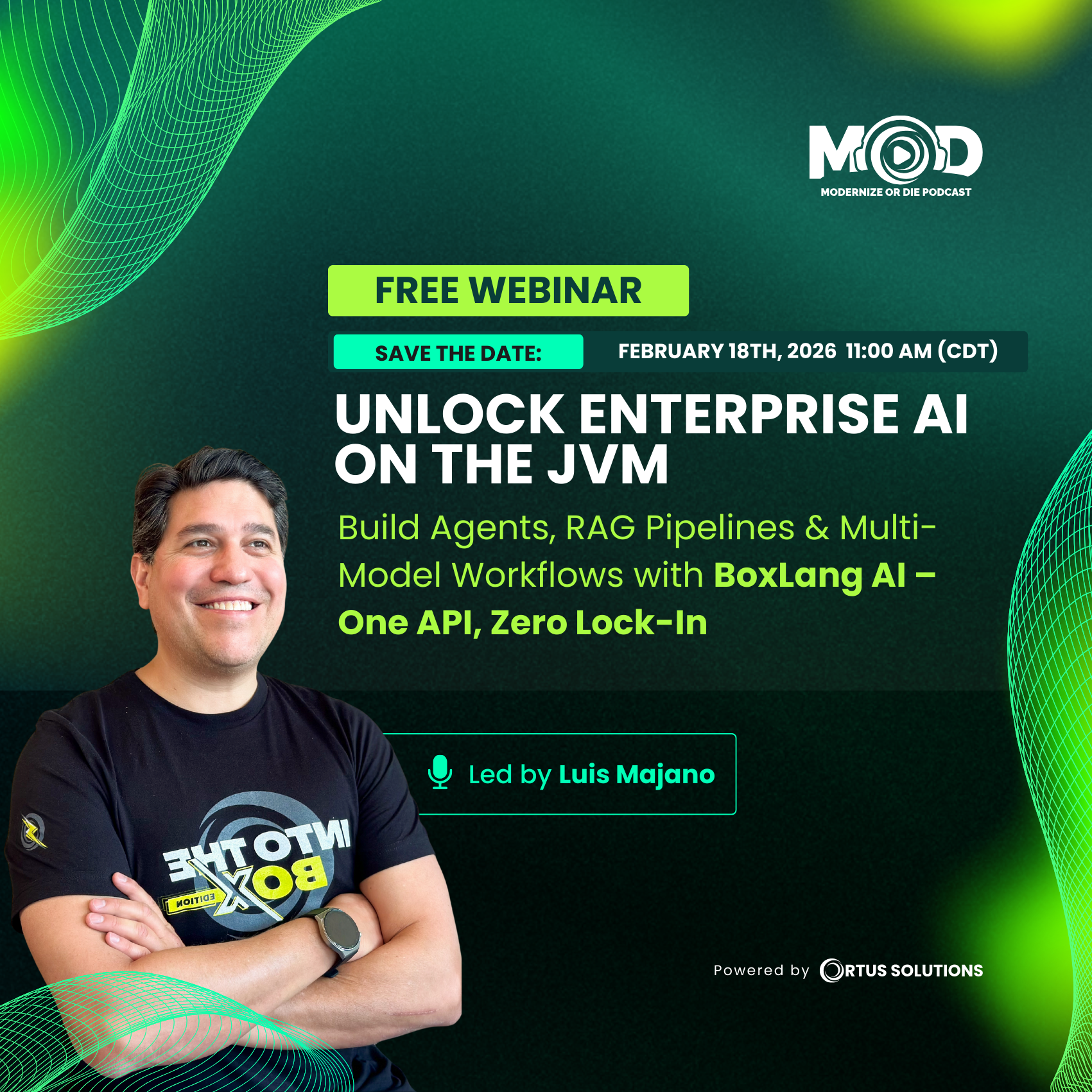 Unlock Enterprise AI on the JVM - Webinar banner